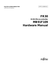 Fujitsu MB91F109 FR30 User manual