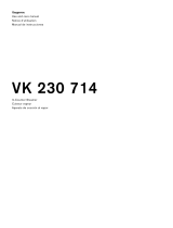 Gaggenau IN-COUNTER STEAMER VK 230 714 User manual