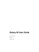 Galaxy Metal Gear 65 User manual