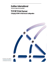 Galileo TCP/IP Print Server User manual