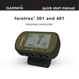 Garmin Foretrex 401 User manual