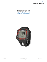 Garmin Forerunner 010-01039-03 User manual