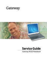 Gateway Notebook M350 User manual