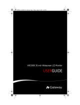 Gateway XHD3000 User manual