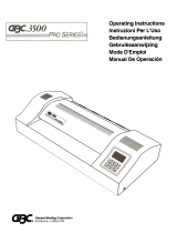 GBC GBC 3500 Pro User manual
