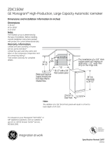GE ZDIC150WBB User manual