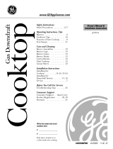 GE Cooktop JGP656 User manual