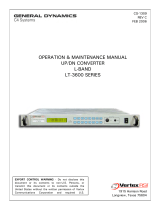 General Dynamics LT-3600 User manual