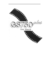 Gerber GS750 Plus User manual