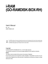 Gigabyte GO-RAMDISK-BOX-RH User manual
