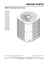 Goodman Mfg GSH13 Remote Heat Pump User manual