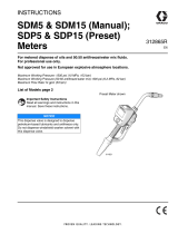 Graco SDM5 User manual