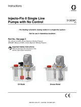 Graco 313839C Injecto-Flo II Single Line Pumps User manual