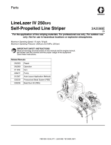 Graco 3A2598E, LineLazer IV 250SPS Self-Propelled Line Striper, Parts Owner's manual