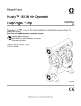 Graco 3A2889A, Husky 15120 Air-Operated Diaphragm Pump, Repair/Parts User manual