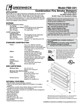 Greenheck Fan FSD-331 User manual
