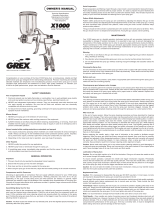 Grex Power Tools X1000 User manual
