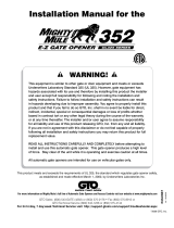 GTO 352 User manual