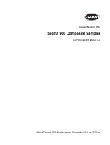 Hach SIGMA 900 User manual