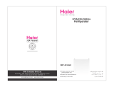 Haier Refrigerator HRF-272-322 User manual
