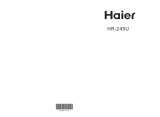 Haier HR-245U User manual
