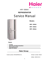 Haier HRF- 329AA User manual