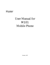 Haier HG-M101 User manual