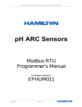 Hamilton EPHUM011 User manual