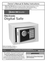 Bunker Hill Security 0.19 Cubic Ft. Electronic Digital Safe User manual