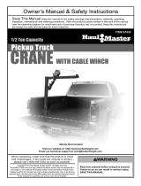 Pittsburgh Automotive 1/2 Ton Capacity Pickup Truck Crane with Cable Winch Owner's manual