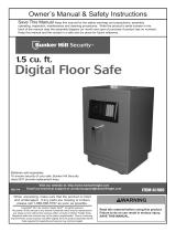 Harbor Freight Tools 1.51 cu. ft. Solid Steel Digital Floor Safe User manual