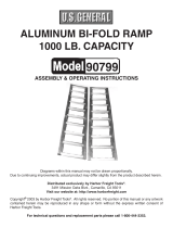 U.S. General 1000 lb. Capacity Bi_Fold Aluminum Ramp User manual