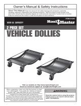 Harbor Freight Tools 1000 Lb. Capacity Vehicle Dollies 2 Pc Owner's manual