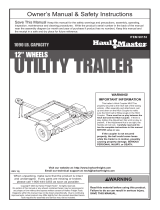 Harbor Freight Tools 1090 lb. Capacity 40_1/2 in x 48 in Utility Trailer User manual