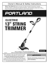 Portland 13 in. Electric String Trimmer Owner's manual