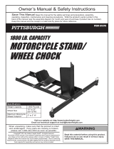 Pittsburgh1800 Lb Capacity Motorcycle Stand/Wheel Chock