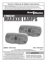 HAUL MASTER 2 Pc Amber Clearance Marker Lamps User manual