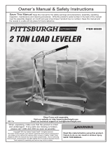 Pittsburgh Automotive Item 60659 Owner's manual