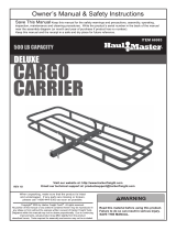Harbor Freight Tools 500 lb. Capacity Deluxe Steel Cargo Carrier User manual