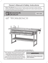 Windsor Design 60 in. 4 Drawer Hardwood Workbench User manual