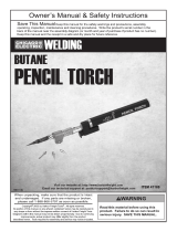 Harbor Freight Tools Butane Pencil Torch User manual