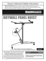 Harbor Freight Tools Drywall Panel Hoist Owner's manual