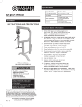Harbor Freight Tools English Wheel Kit with Stand Owner's manual