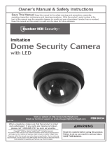Harbor Freight Tools Imitation Dome Security Camera with LED Owner's manual
