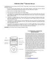 P3 International Kill A WattElectric Monitor Owner's manual