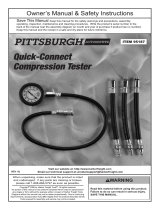 Harbor Freight Tools Quick_Connect Compression Tester User manual