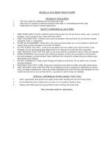 Harbor Freight Tools Snap Ring Pliers with Interchangeable Heads User manual