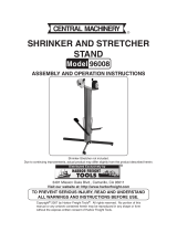 Harbor Freight Tools Stand for Shrinker and Stretcher Machines User manual