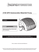 Harbor Freight Tools Submersible Waterfall Pump User manual
