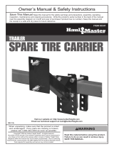 Harbor Freight Tools Trailer Spare Tire Carrier Owner's manual